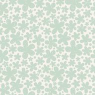 Green floral seamless pattern on light background N2