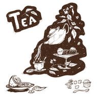 kettle with tea
