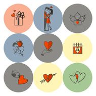 Happy Valentines Day Icons N356