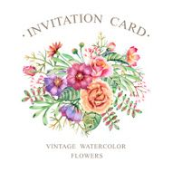 Watercolor Flowers N106