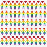 LGBT icons set illustration eps10