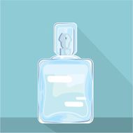 Glass Cologne Bottle Vector N2
