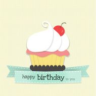 cup cake for birthday