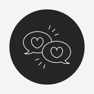 love message line icon N5