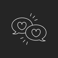 love message line icon N6