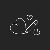 love heart line icon N2