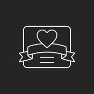 love letter line icon N6