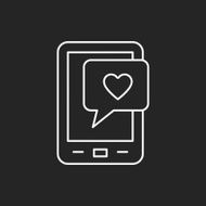 love message line icon N14