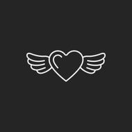 love heart line icon N18