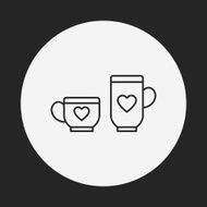 lover cup line icon N3