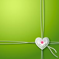 Backgrounds with love heart and flower