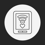 love message line icon N21