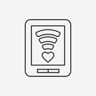 love message line icon N22