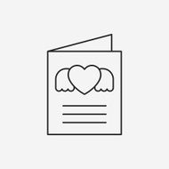love letter line icon N24