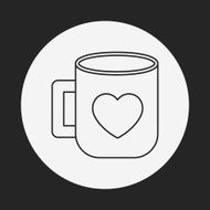 lover cup line icon N7