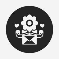 Flower bouquet icon N10