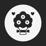 Flower bouquet icon N16