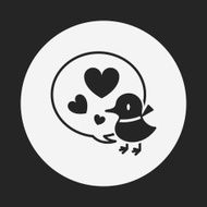lover birds icon N8
