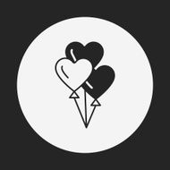 heart balloon icon N12