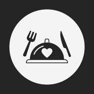 valentine&#039;s day meal icon N6