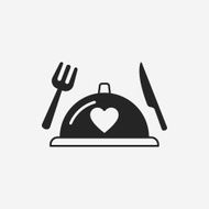 valentine&#039;s day meal icon N7