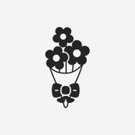 Flower bouquet icon N25