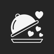 valentine&#039;s day meal icon N9