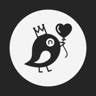 lover birds icon N16