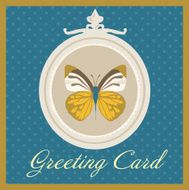 Retro greeting card N5