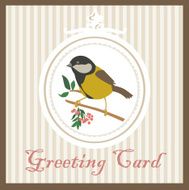 Retro greeting card N6