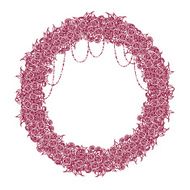 Roses wreath N6