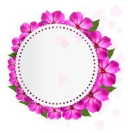 Flower holiday background Vector