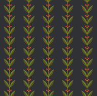 Geometrical pattern made of leaves N2
