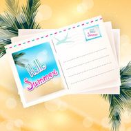 Abstract background Sunny summer day