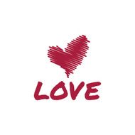 sketch heart love N2