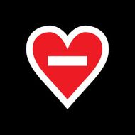 No loving sign Vector illustration N2
