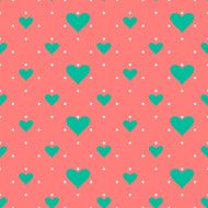 seamless pattern small dots hearts N3