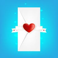 Valentine's Day Vector Envelope