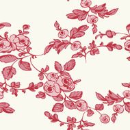 Seamless floral background rose flower N2