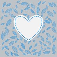 Vector flying leaves background N9