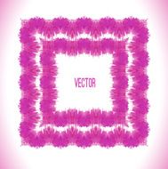 Bright watercolor frame