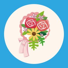 flower bouquet theme elements N2