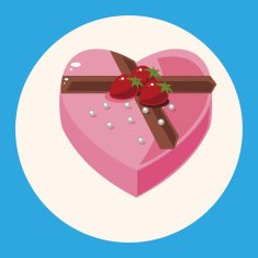 chocolate presents theme elements N3