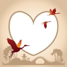 Valentines Day Background with Abstract Chines N2