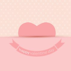 happy valentines day vector illustration background