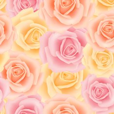 Seamless Pattern with Rose Flowers N5