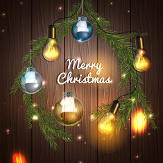 Christmas tree Garland N2