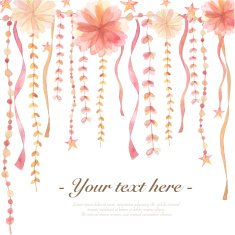 Flower decoration background N8