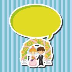 wedding couple theme elements N9