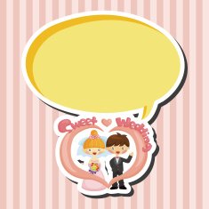wedding couple theme elements N11